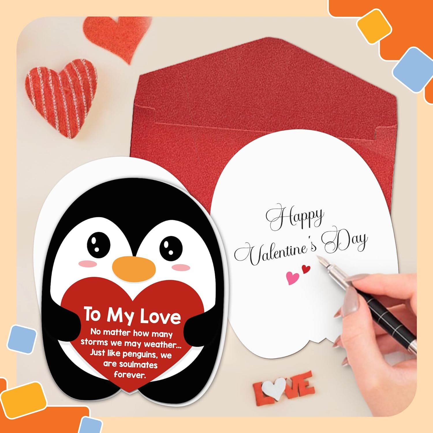Penguin To My Love - Valentine's Day Card