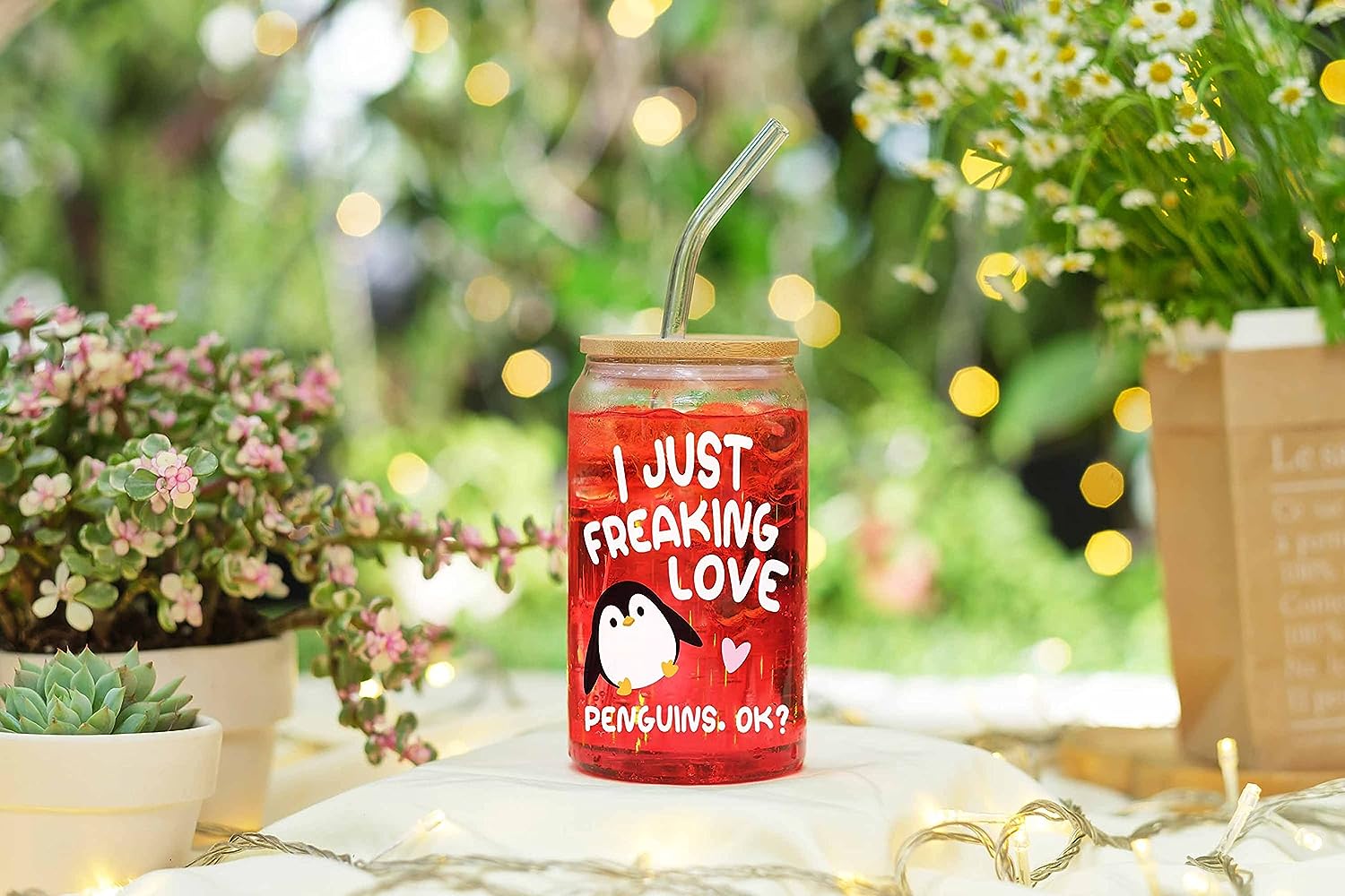 I Just Freaking Love Penguin - Penguin Gifts For Women - 16 Oz Coffee