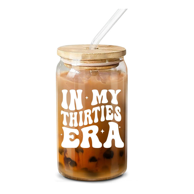 Coffee Glass 16 oz - In My Thirties Era