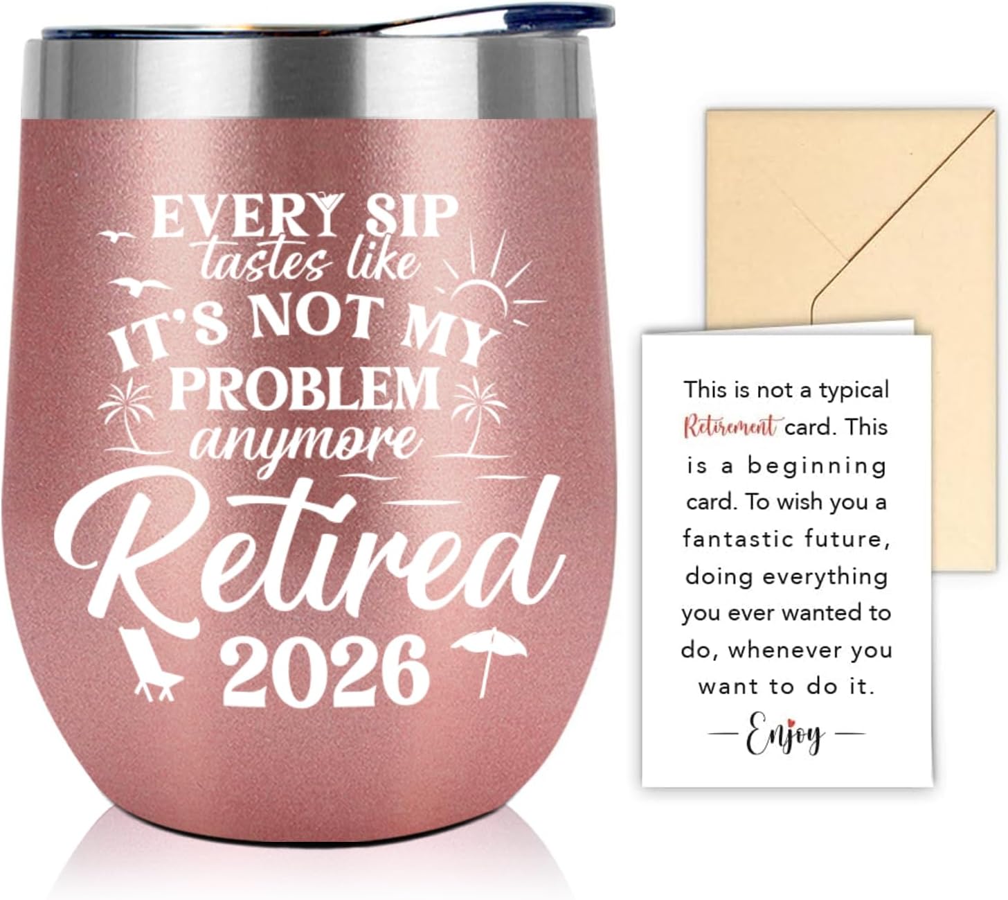 NewEleven First Retirement Gift For Woman 2026 - Farewell Gifts For Coworkers, Boss, Friend, Teacher, Grandma - Coworker Leaving Gifts For Women From Friend, Family - Tumbler 12 Oz