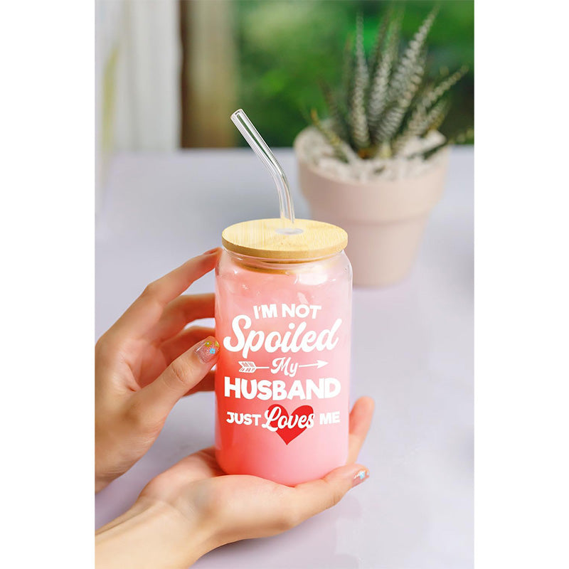 My Husband Just Loves Me + Wife Nutrition Facts - 16 Oz Coffee Glass