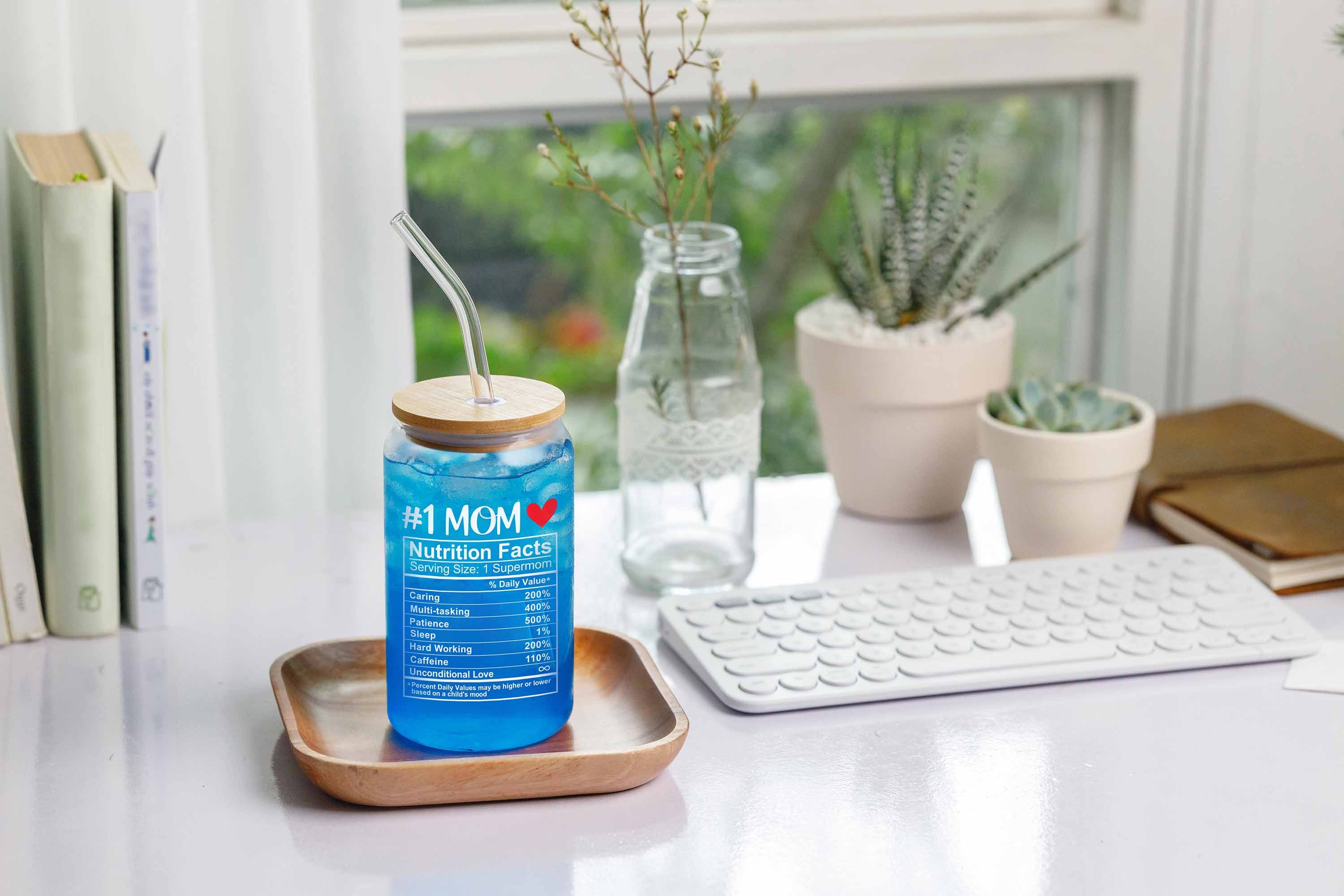 Mom Nutrition - 16 Oz Coffee Glass