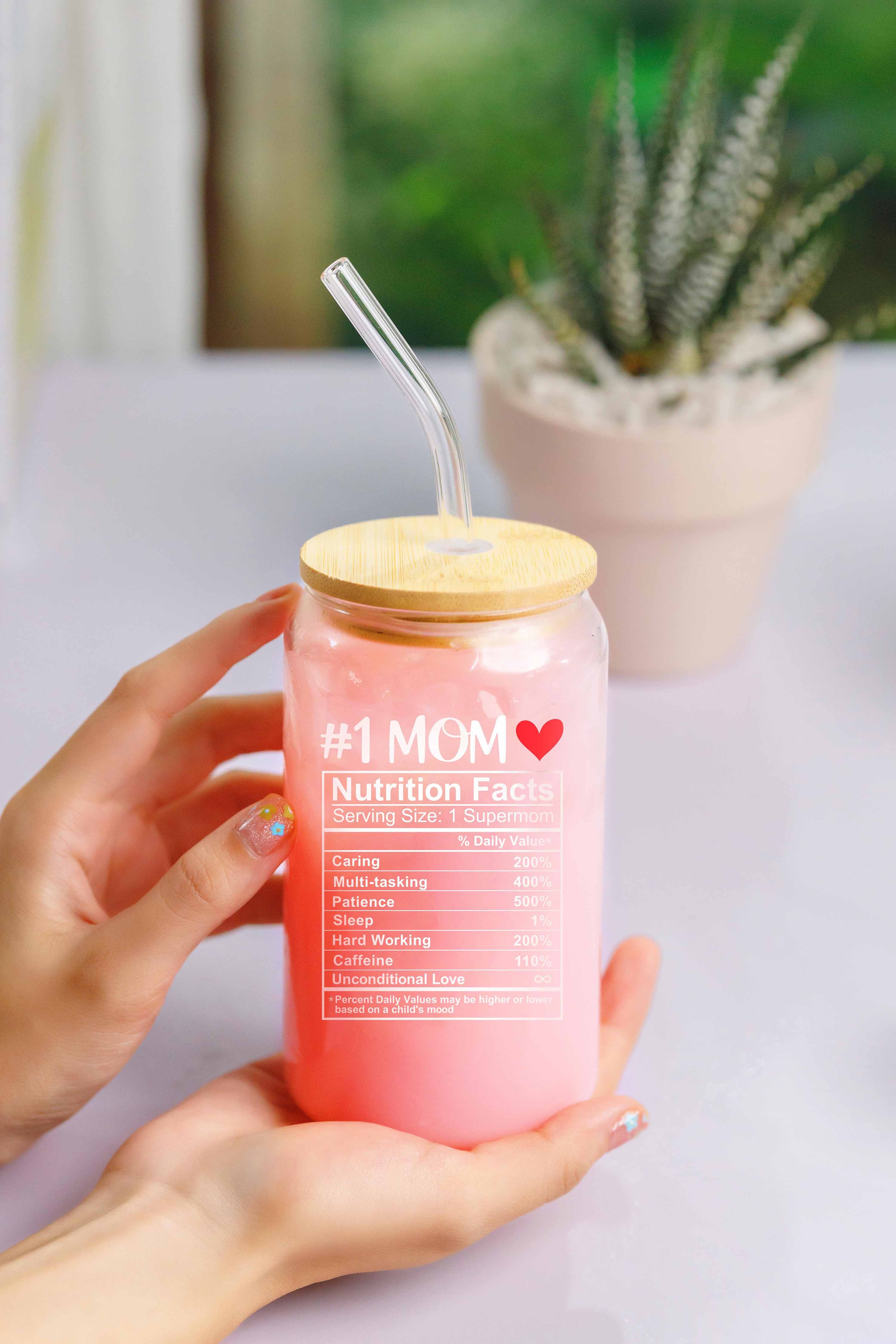 Mom Nutrition - 16 Oz Coffee Glass